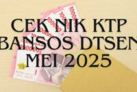 Cek NIK KTP Bansos DTSEN