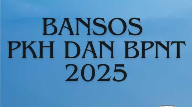Bansos PKH dan BPNT