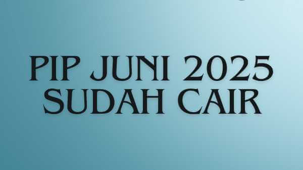PIP Juni 2025 Sudah Cair