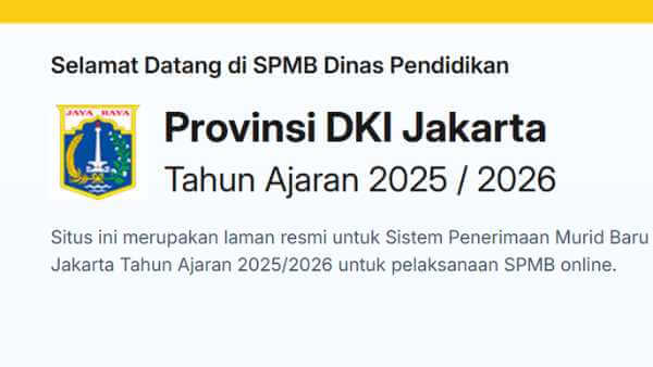 Pendaftaran SPMB Jakarta 2025
