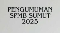 Pengumuman SPMB Sumut 2025