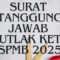 Surat Tanggung Jawab Mutlak KETM SPMB 2025